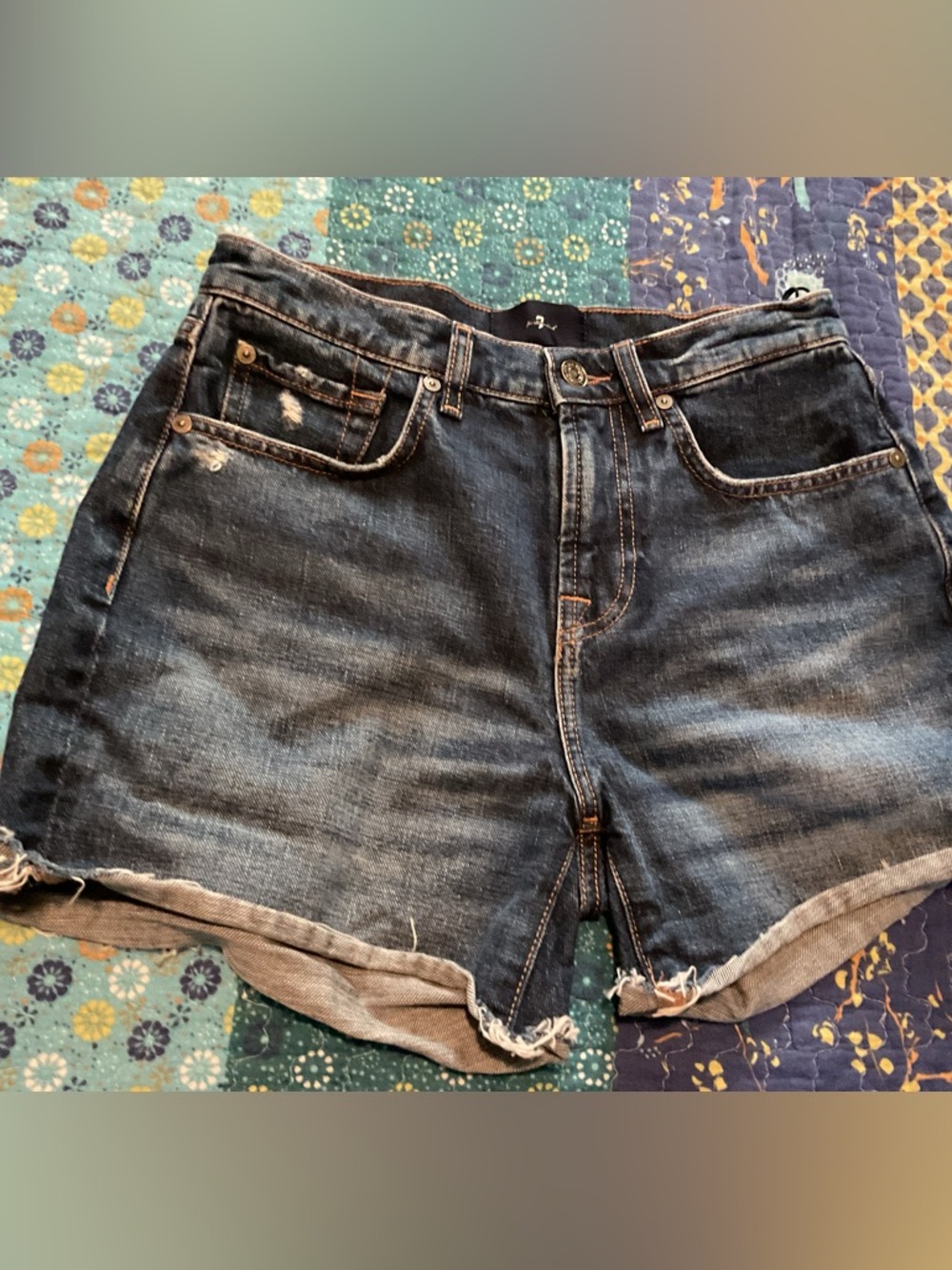 NWOT Seven 7 For All Mankind denim shorts 24